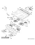 Diagram for Control Panel & Cooktop