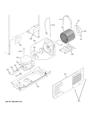 Diagram for GTE16DTHPRWW