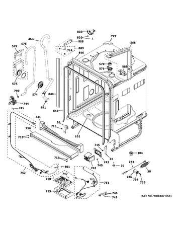 Diagram for GDF565SSN0SS