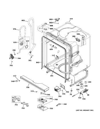 Diagram for GDT540PSM0SS