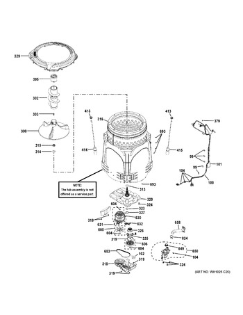 Diagram for GTW460ASJAWW