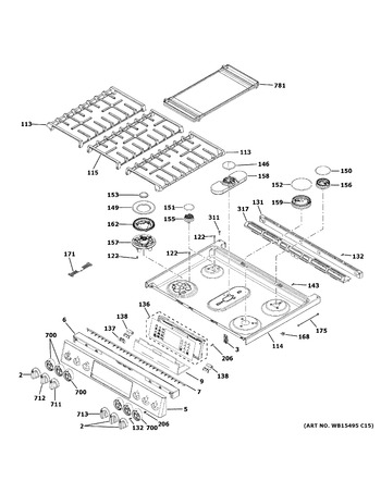 Diagram for PGS960BEL3TS