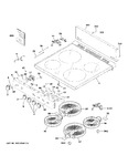 Diagram for Control Panel & Cooktop