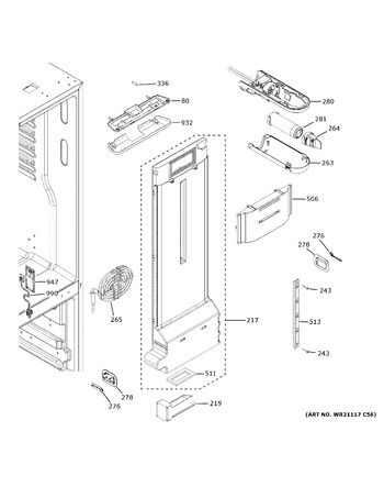 Diagram for GWE19JGLKFBB