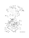 Diagram for Control Panel & Cooktop