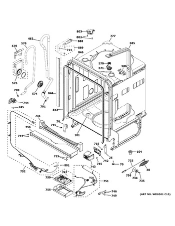 Diagram for GDT645SMN2ES