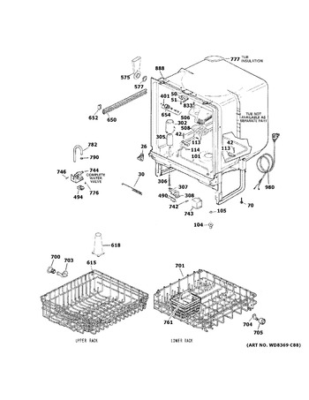 Diagram for GSD3361K65SS