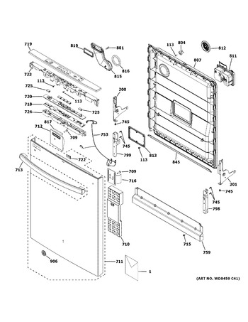 Diagram for GDT530PGP4WW