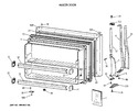 Diagram for 1 - Freezer Door