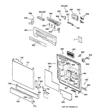 Diagram for GSD4335Z02WW