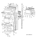 Diagram for 2 - Fresh Food Door