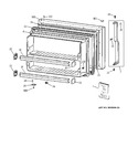 Diagram for 1 - Freezer Door