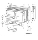 Diagram for 1 - Freezer Door