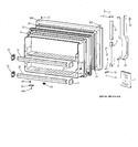 Diagram for 1 - Freezer Door