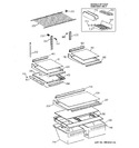 Diagram for 4 - Shelf Parts