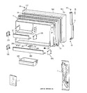 Diagram for 1 - Freezer Door