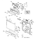 Diagram for 1 - Escutcheon & Door Assembly