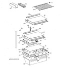 Diagram for 4 - Shelf Parts