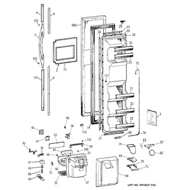 Diagram for TFJ22PRBBWW