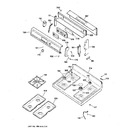 Diagram for 2 - Control Panel & Cooktop