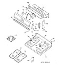 Diagram for 2 - Control Panel & Cooktop