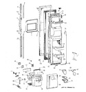 Diagram for 1 - Freezer Door