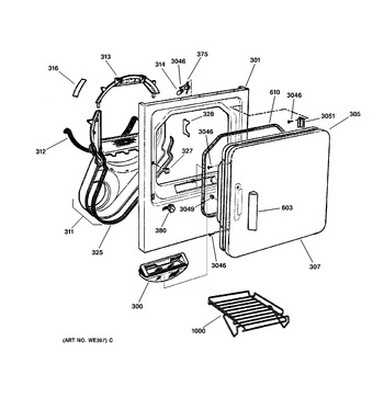 Diagram for DPSF505GW1WW