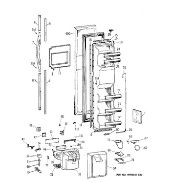 Diagram for TFG22PRBCWW