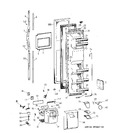 Diagram for 1 - Freezer Door