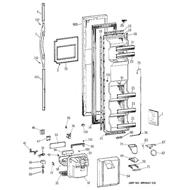 Diagram for TFX25VRBCWW