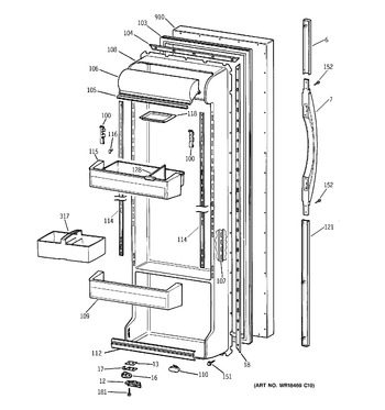 Diagram for TFX25VRBCWW