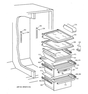 Diagram for TFX25VRBCWW