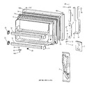 Diagram for 1 - Freezer Door