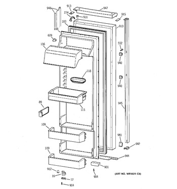 Diagram for TPX24BRBBWW