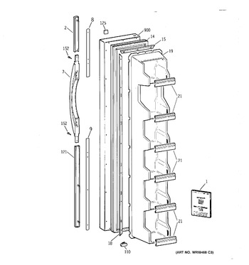 Diagram for TFX25PABCWW