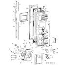 Diagram for 1 - Freezer Door