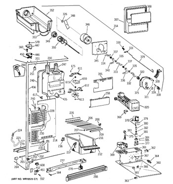 Diagram for TFX25ZPBCBB