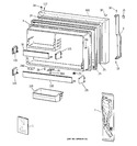 Diagram for 1 - Freezer Door