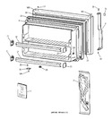 Diagram for 1 - Freezer Door