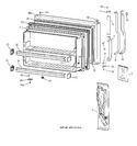 Diagram for 1 - Freezer Door