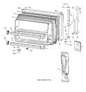 Diagram for 1 - Freezer Door