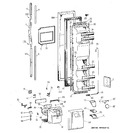 Diagram for 1 - Freezer Door