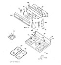 Diagram for 2 - Control Panel & Cooktop