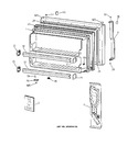 Diagram for 1 - Freezer Door