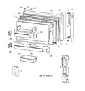 Diagram for 1 - Freezer Door