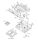 Diagram for 2 - Control Panel & Cooktop