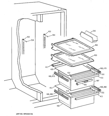 Diagram for CSX25MRCEWW