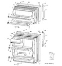 Diagram for 1 - Doors