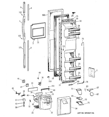 Diagram for TFT22PRBEWW