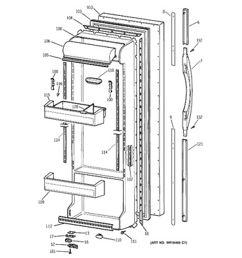 Diagram for TFT25PRBEWW